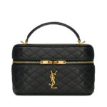 Saint Laurent Gaby Mini Vanity Bag In Lambskin Black